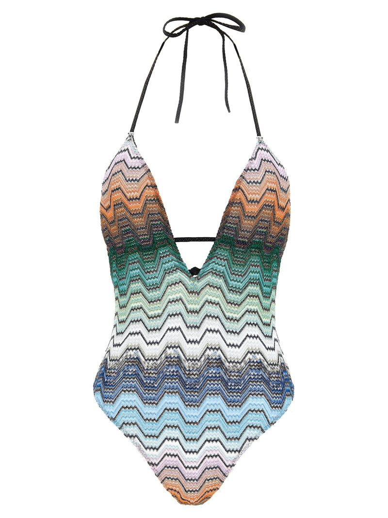 Maillot de bain une pièce Missoni multicolore en polyester