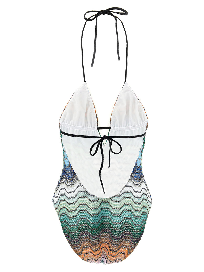 Maillot de bain une pièce Missoni multicolore en polyester