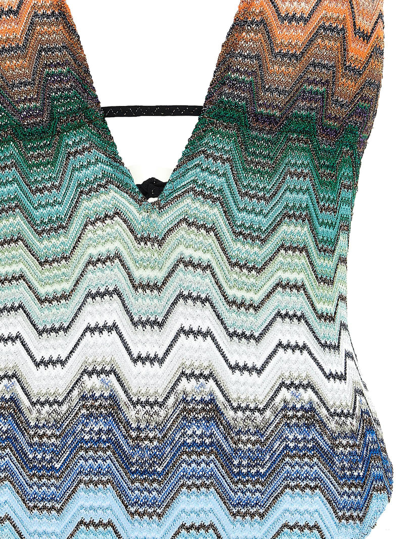 Maillot de bain une pièce Missoni multicolore en polyester