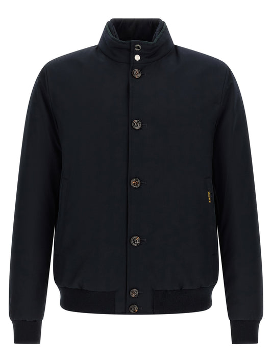 MooRER Blue Wool Bomber