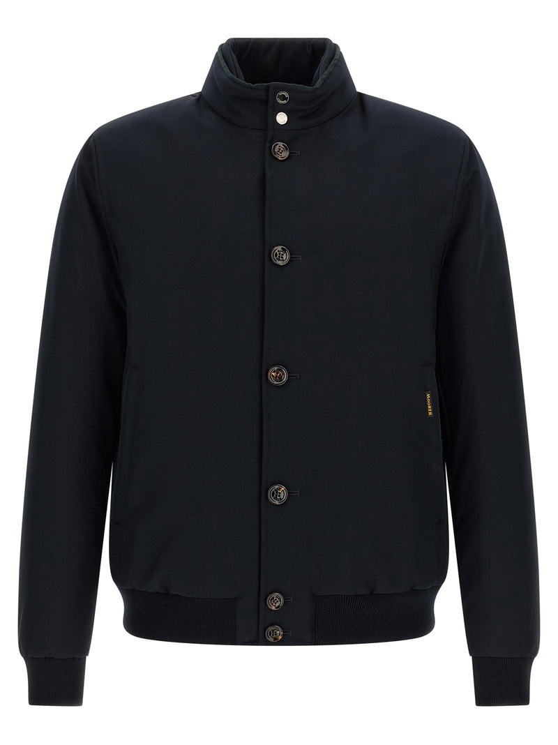 MooRER Blue Wool Bomber