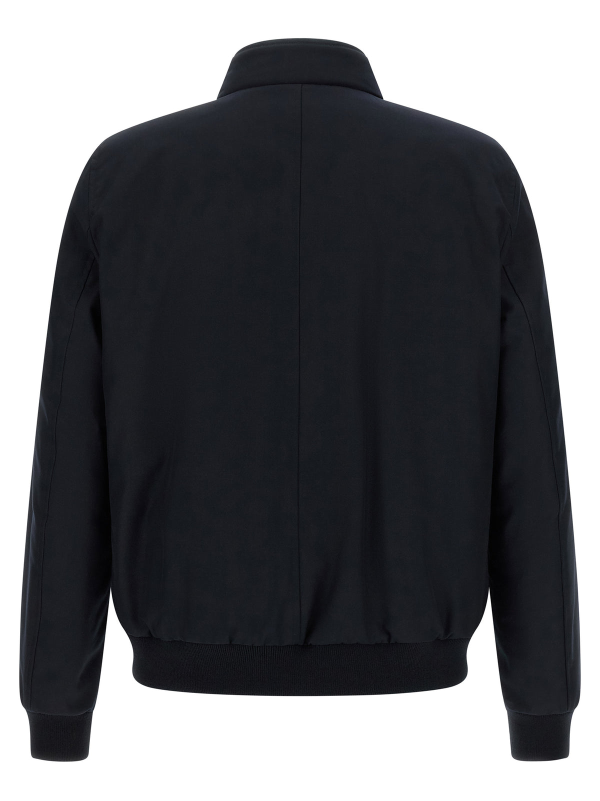 MooRER Blouson bomber en laine bleue
