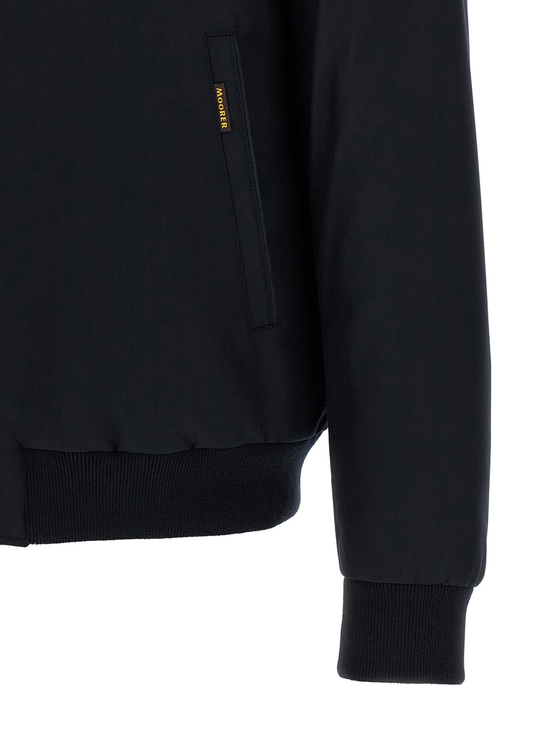 MooRER Blue Wool Bomber