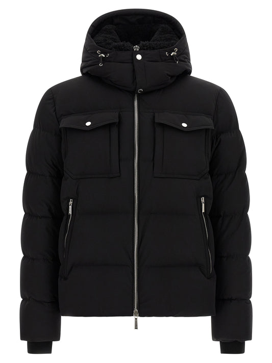 MooRER Black Wool Bomber