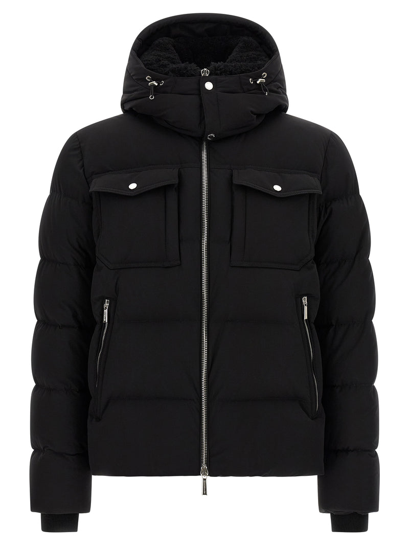 MooRER Black Wool Bomber