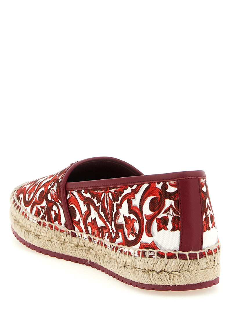 Dolce & Gabbana Multicolor Cotton Espadrilles