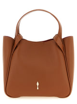 Sac cabas Christian Louboutin en cuir de veau marron