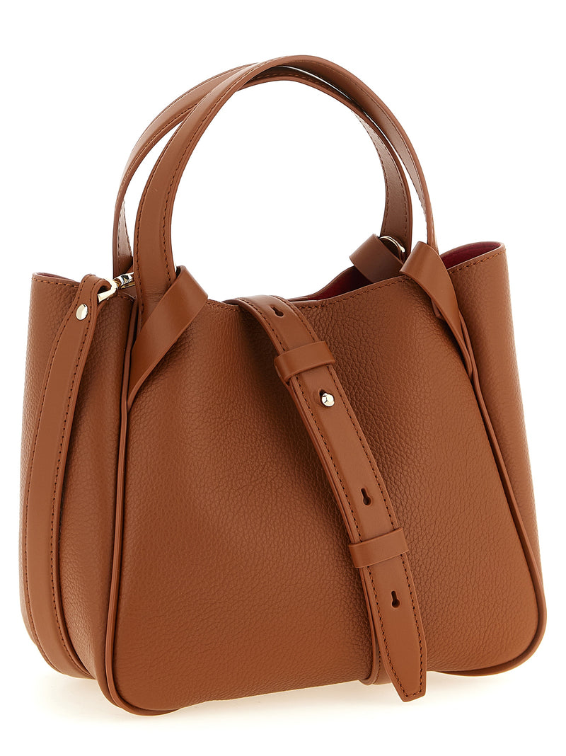 Sac cabas Christian Louboutin en cuir de veau marron