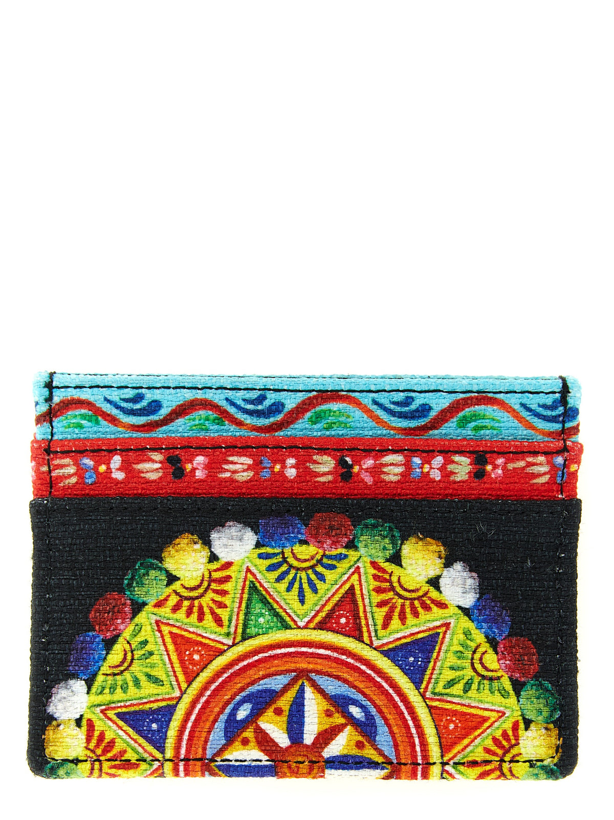 Étui à cartes Dolce & Gabbana multicolore en coton