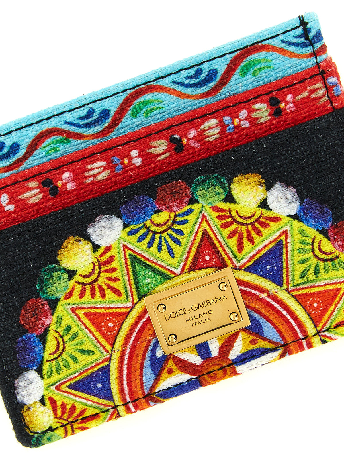 Étui à cartes Dolce & Gabbana multicolore en coton