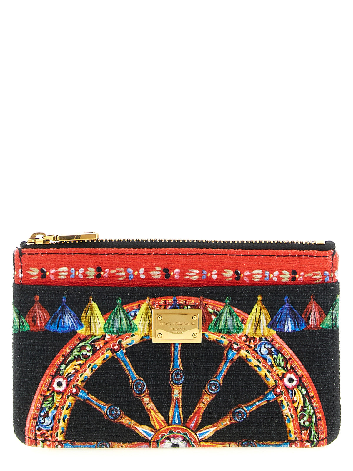 Étui à cartes Dolce & Gabbana multicolore en coton