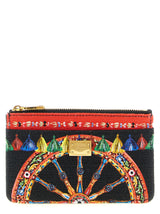 Étui à cartes Dolce & Gabbana multicolore en coton