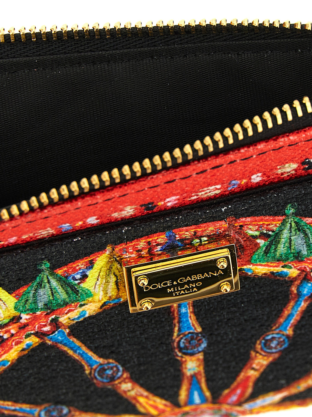 Étui à cartes Dolce & Gabbana multicolore en coton