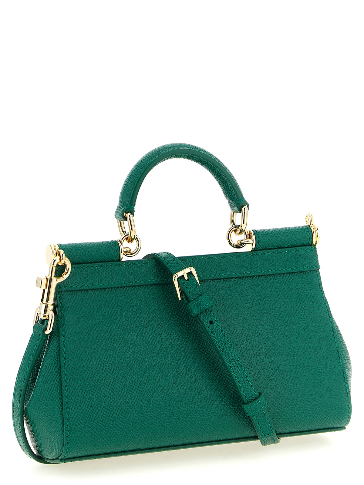 Sac à main bicolore en cuir de veau Dolce & Gabbana