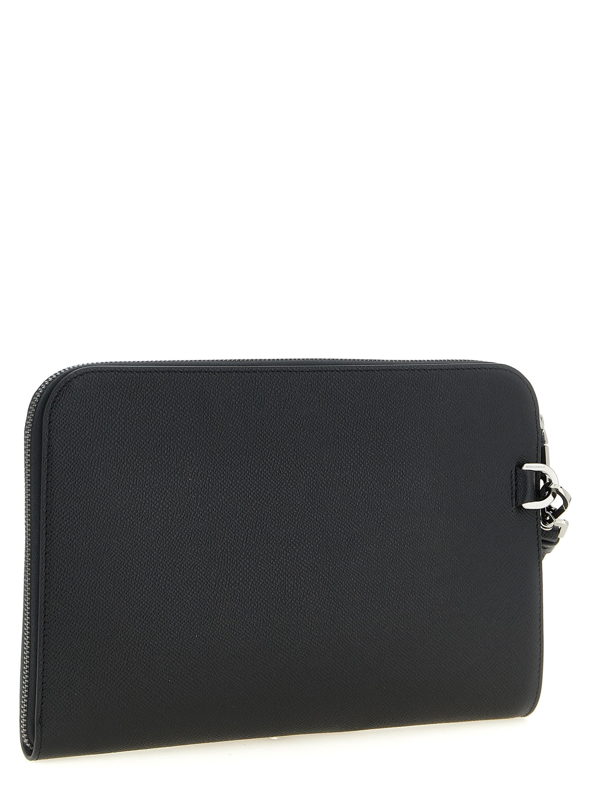 Dolce & Gabbana Black Calfskin Clutch Bag