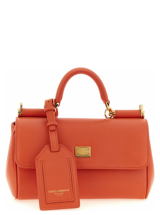 Dolce & Gabbana Orange Calfskin Handbag