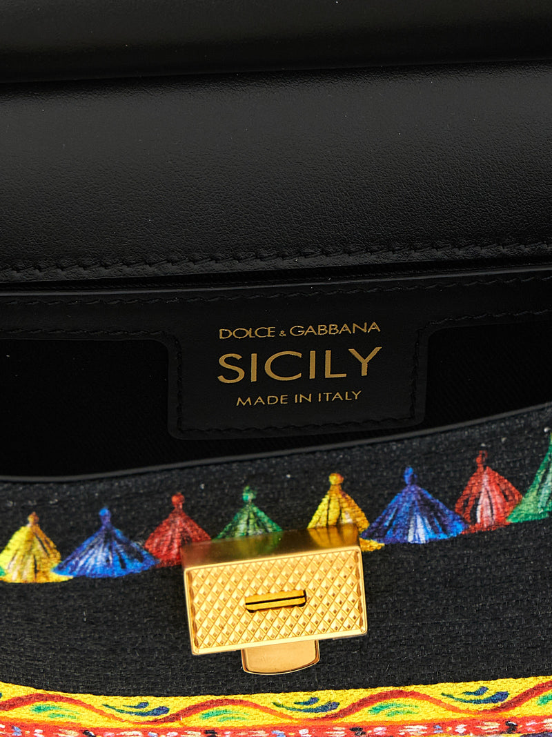 Dolce & Gabbana Multicolor Cotton Handbag