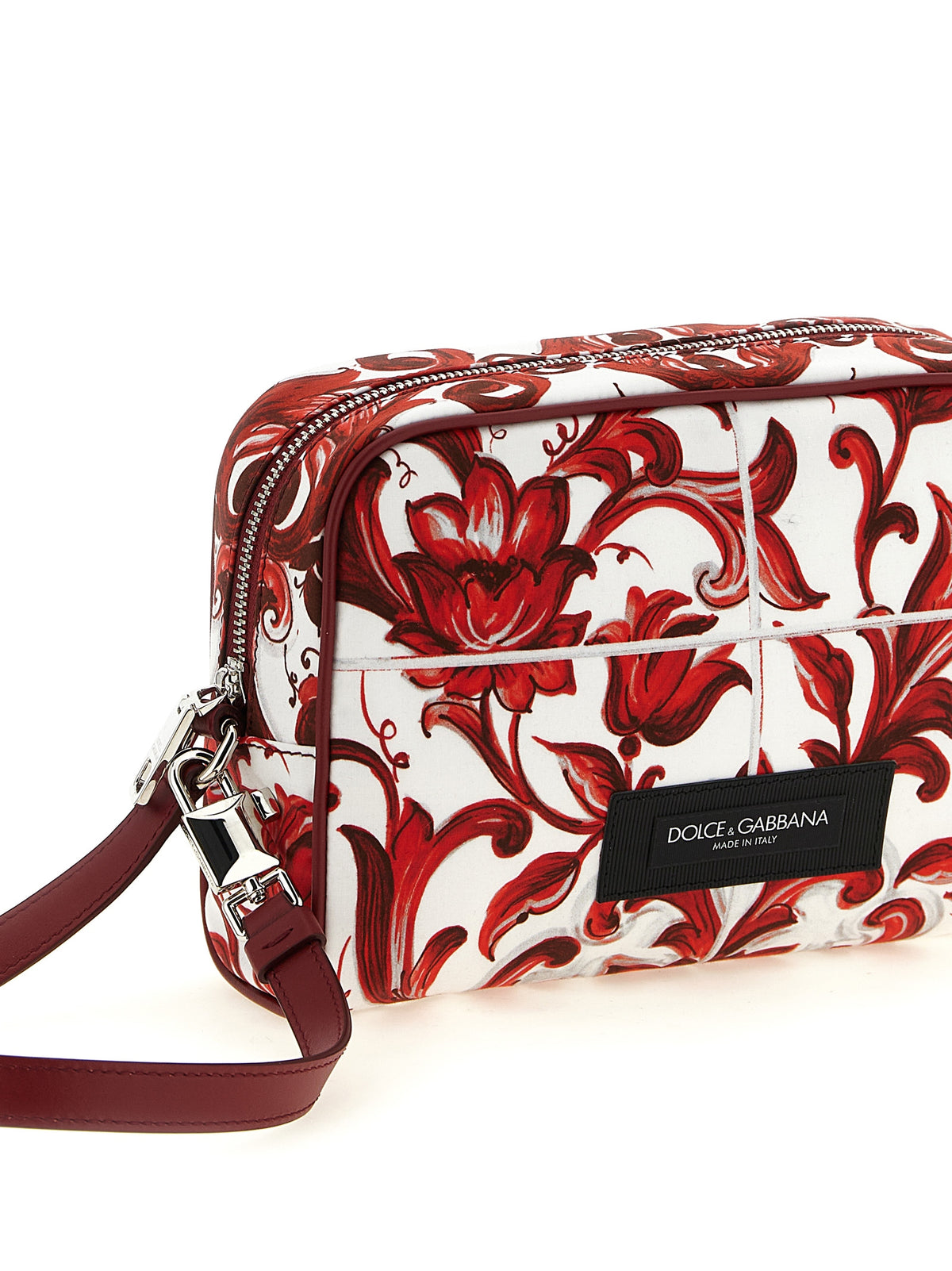 Sac à main Dolce & Gabbana en cuir de veau multicolore