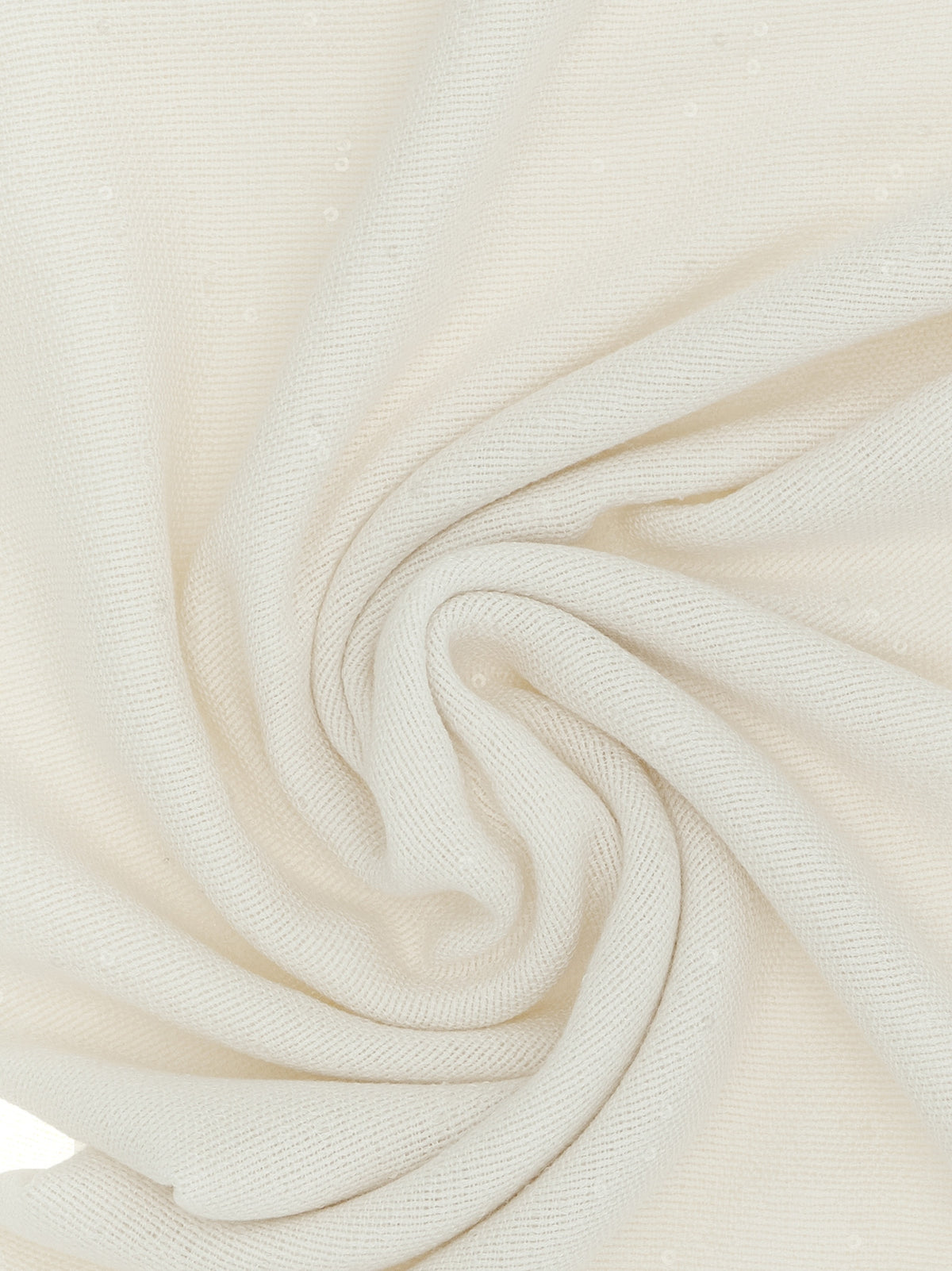 Brunello Cucinelli White Cashmere Scarf
