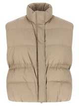 Brunello Cucinelli Gilet Sans Manches en Polyester Gris