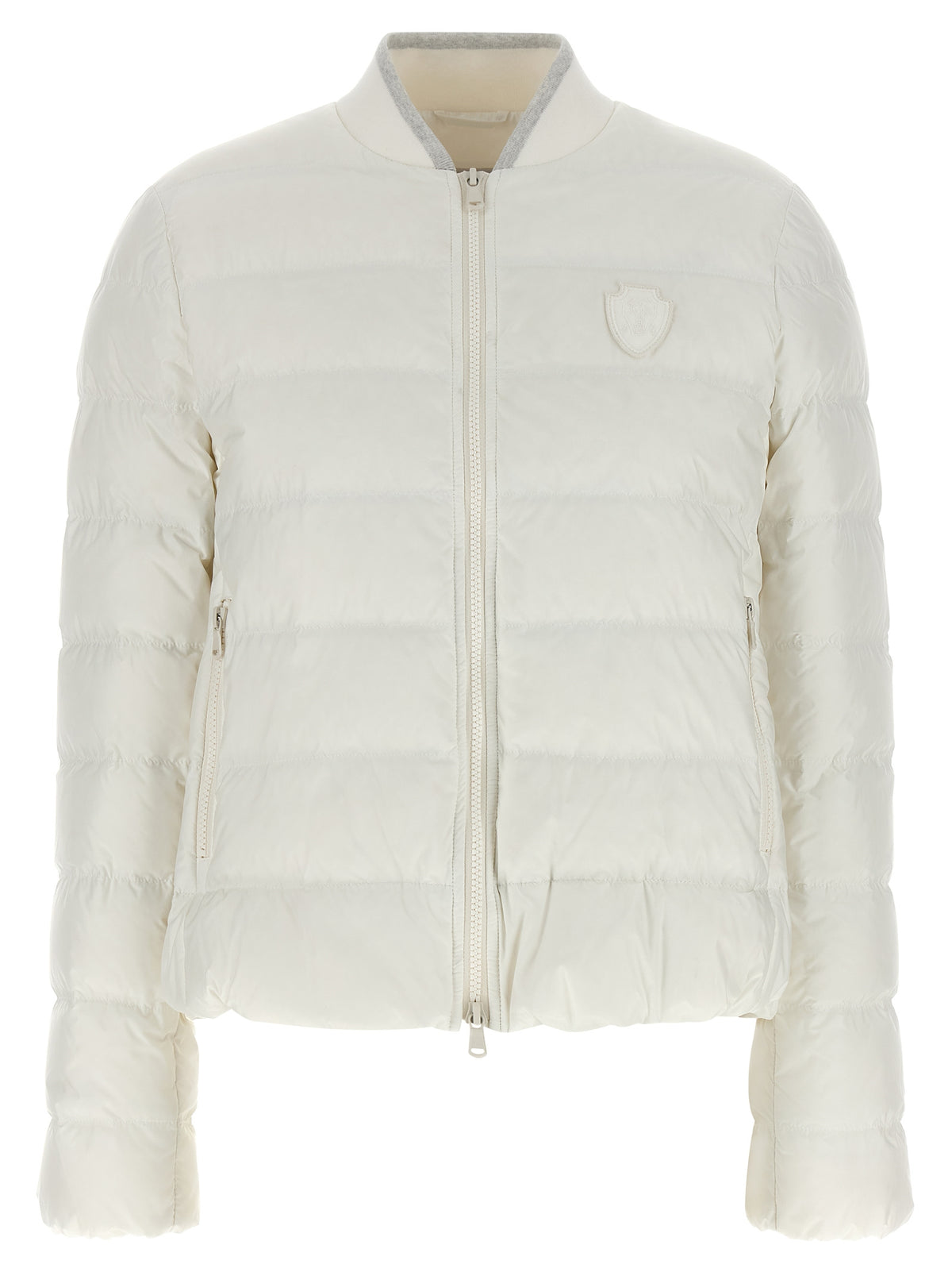 Brunello Cucinelli Veste longue blanche en polyester