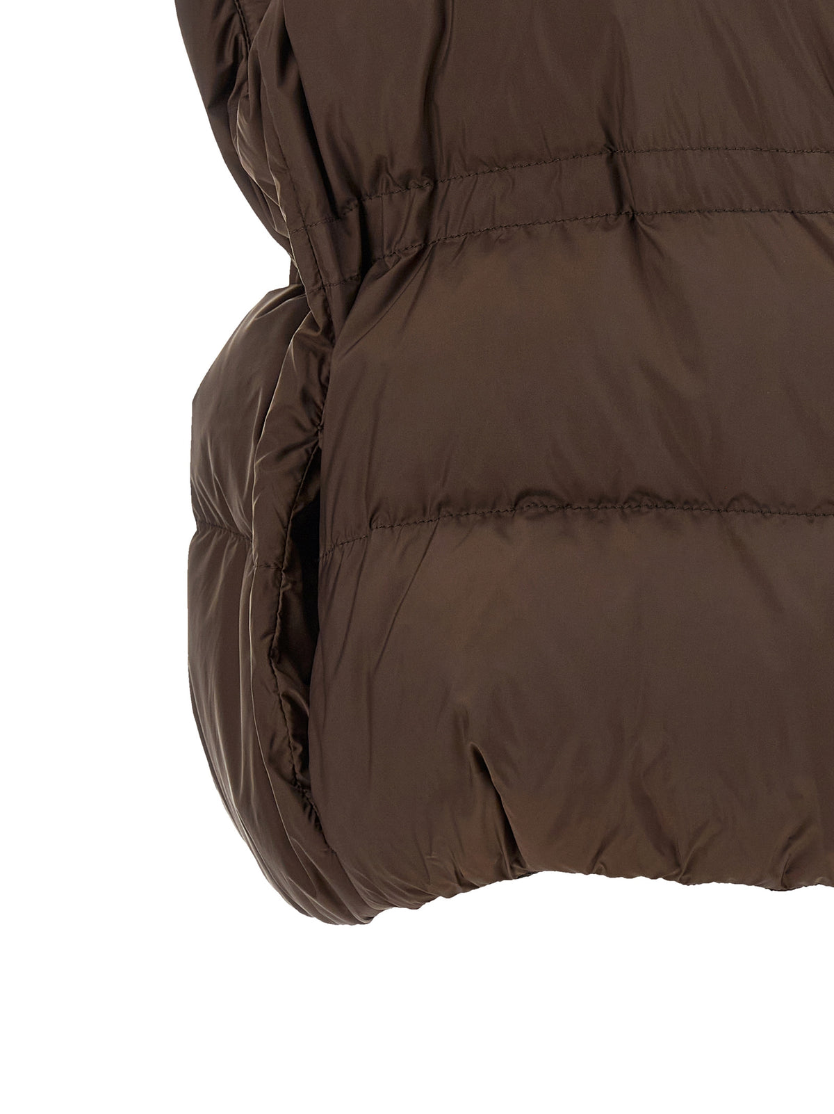 Veste sans manches Brunello Cucinelli en polyester marron