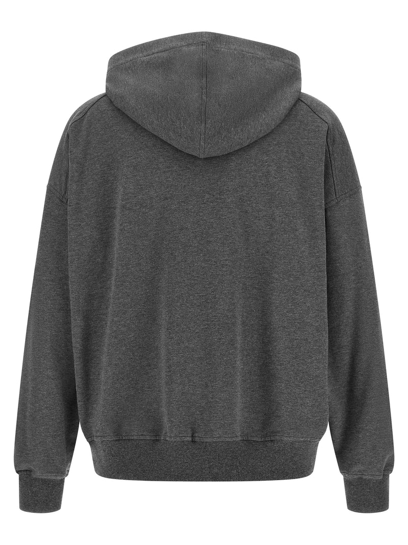Sweat-shirt en coton gris Brunello Cucinelli