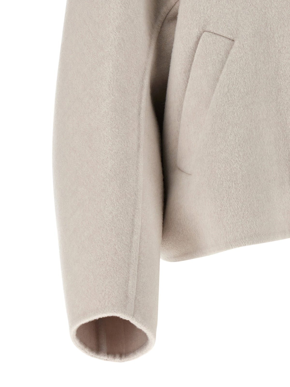 Manteau gris en laine vierge Brunello Cucinelli