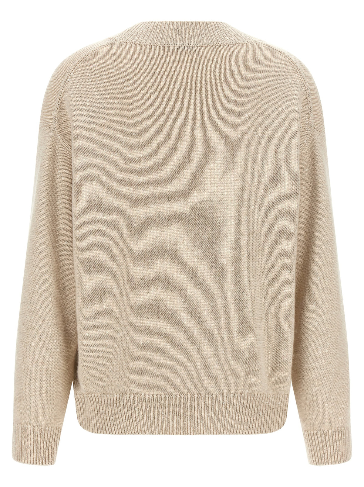Cardigan Brunello Cucinelli en cachemire beige