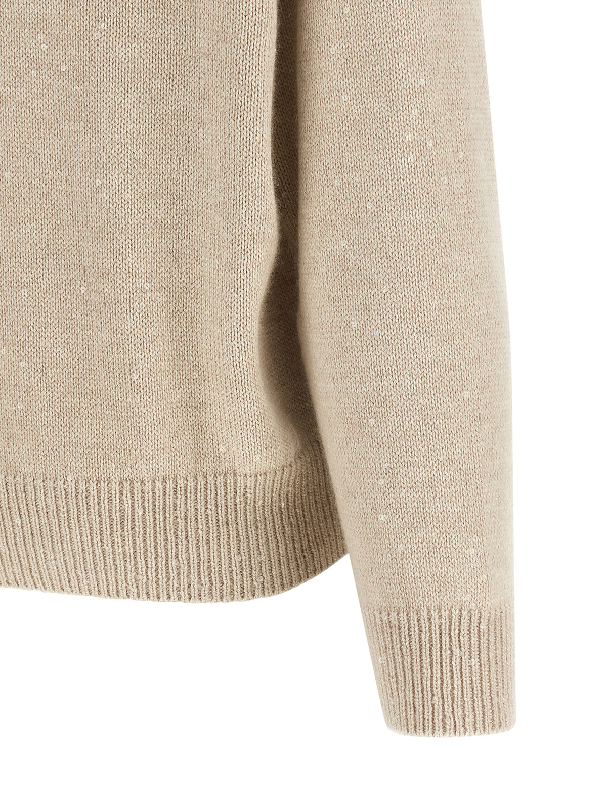 Cardigan Brunello Cucinelli en cachemire beige