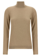 Cardigan Brunello Cucinelli en cachemire beige