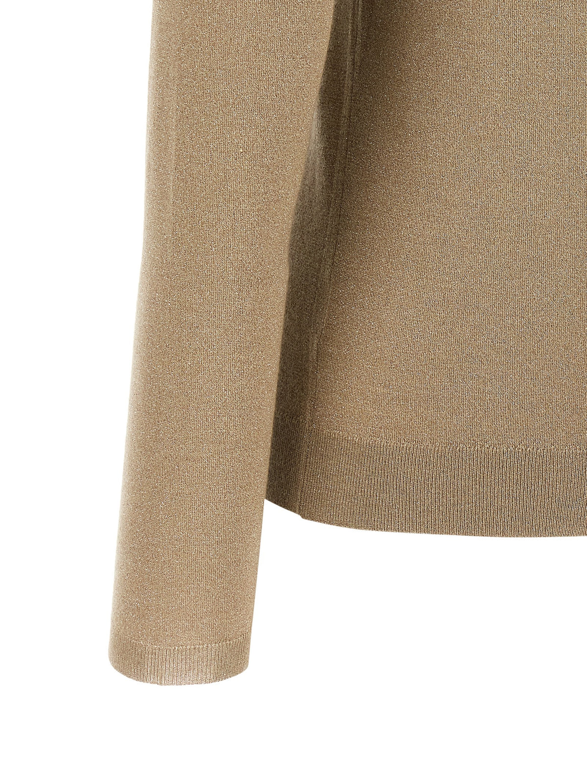 Cardigan Brunello Cucinelli en cachemire beige