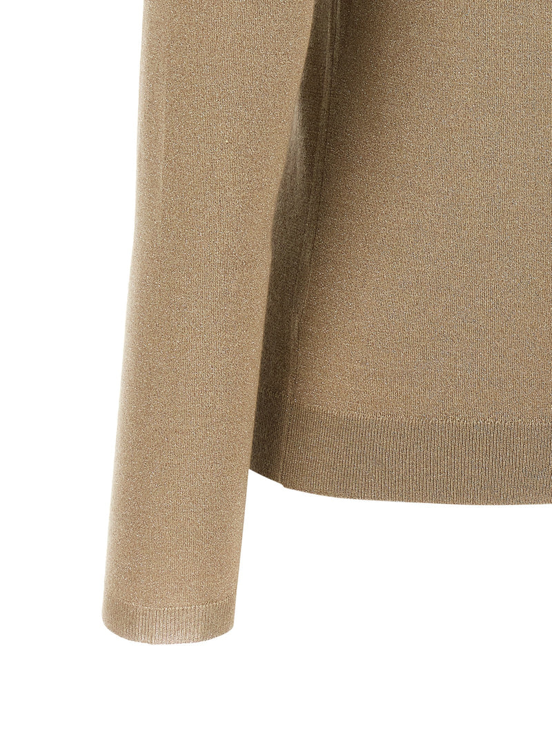 Cardigan Brunello Cucinelli en cachemire beige
