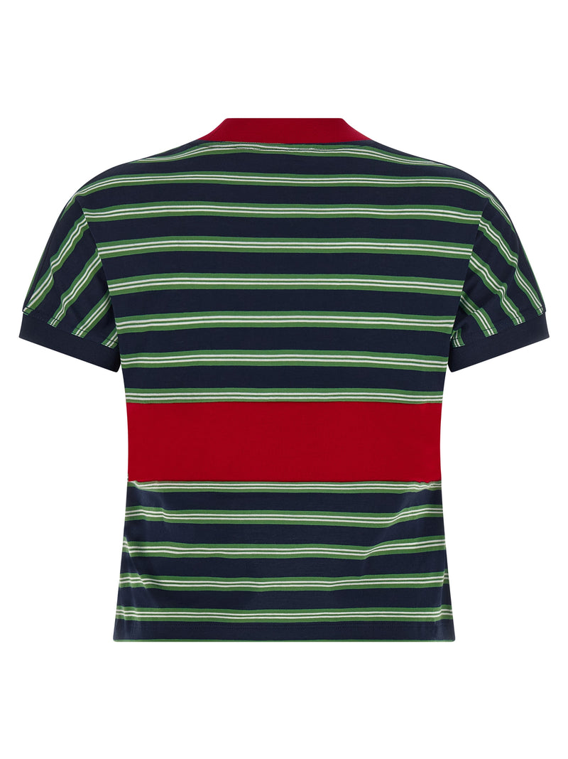 T-Shirt en Coton Multicolore Versace