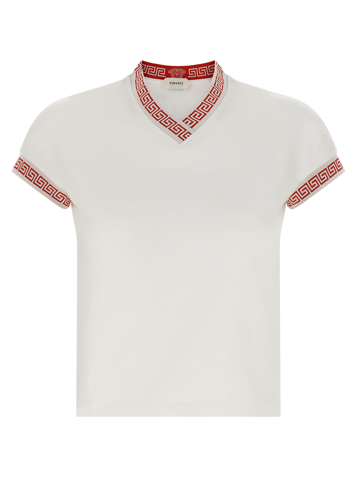 Versace Red Cotton T-Shirt