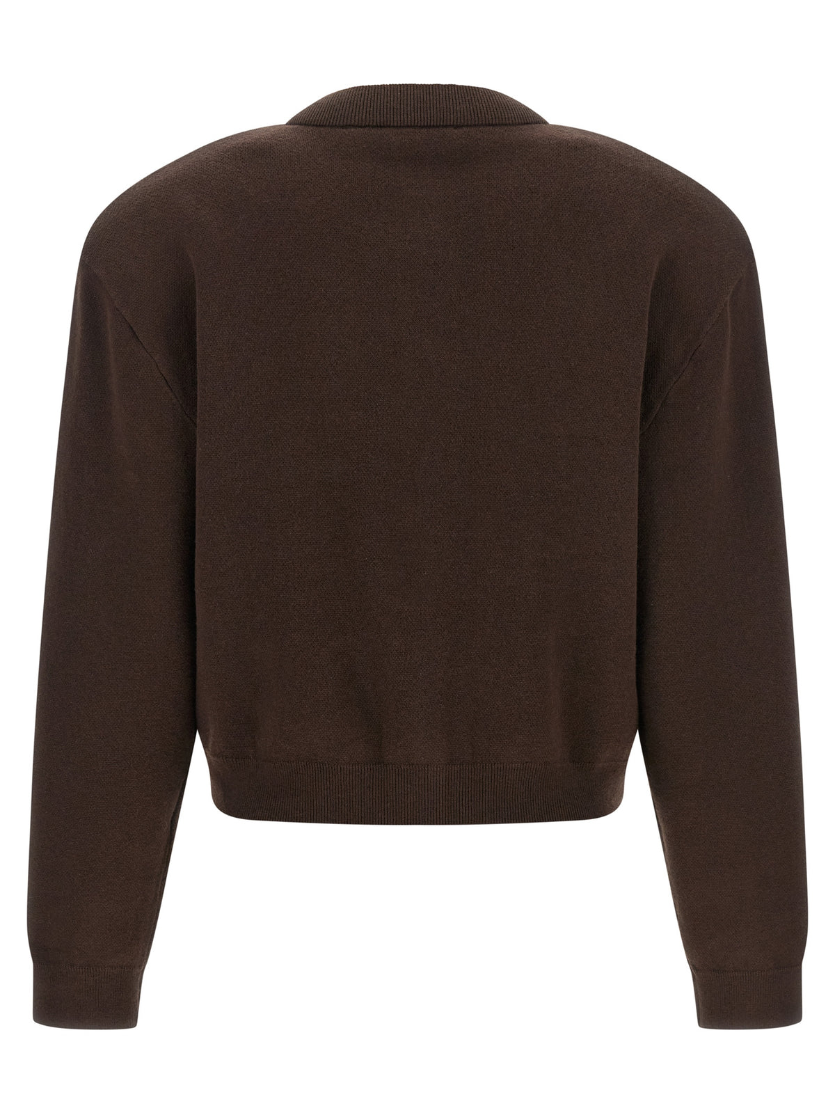 Cardigan marron en coton biologique ROTATE BIRGER CHRISTENSEN