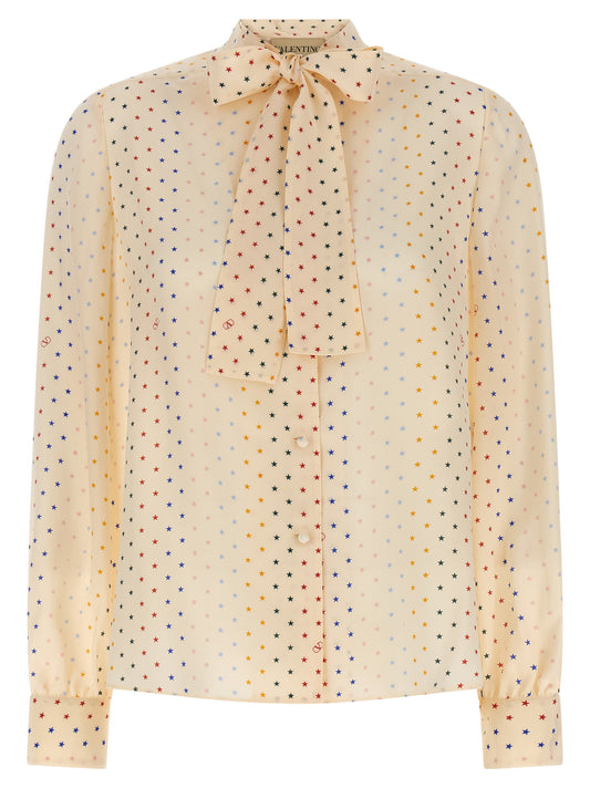 Chemisier en soie multicolore Valentino Garavani