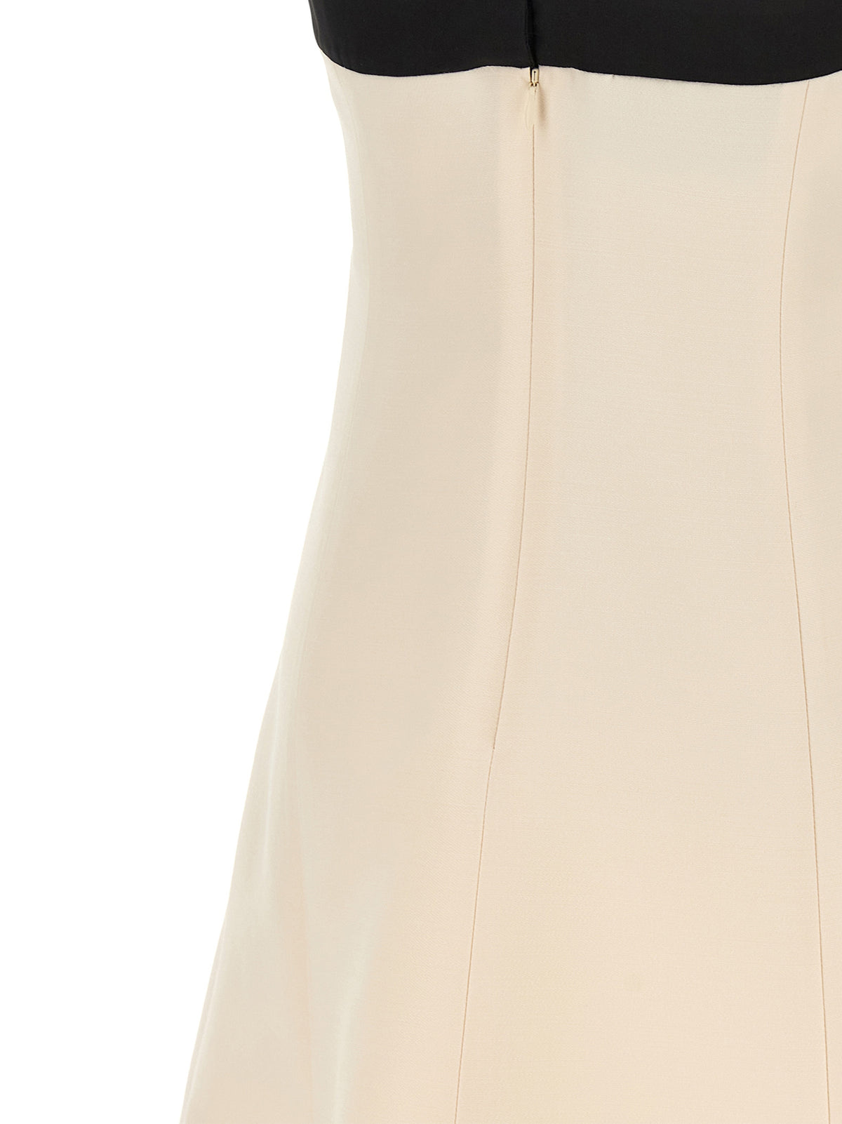 Robe courte bicolore en laine vierge Valentino Garavani