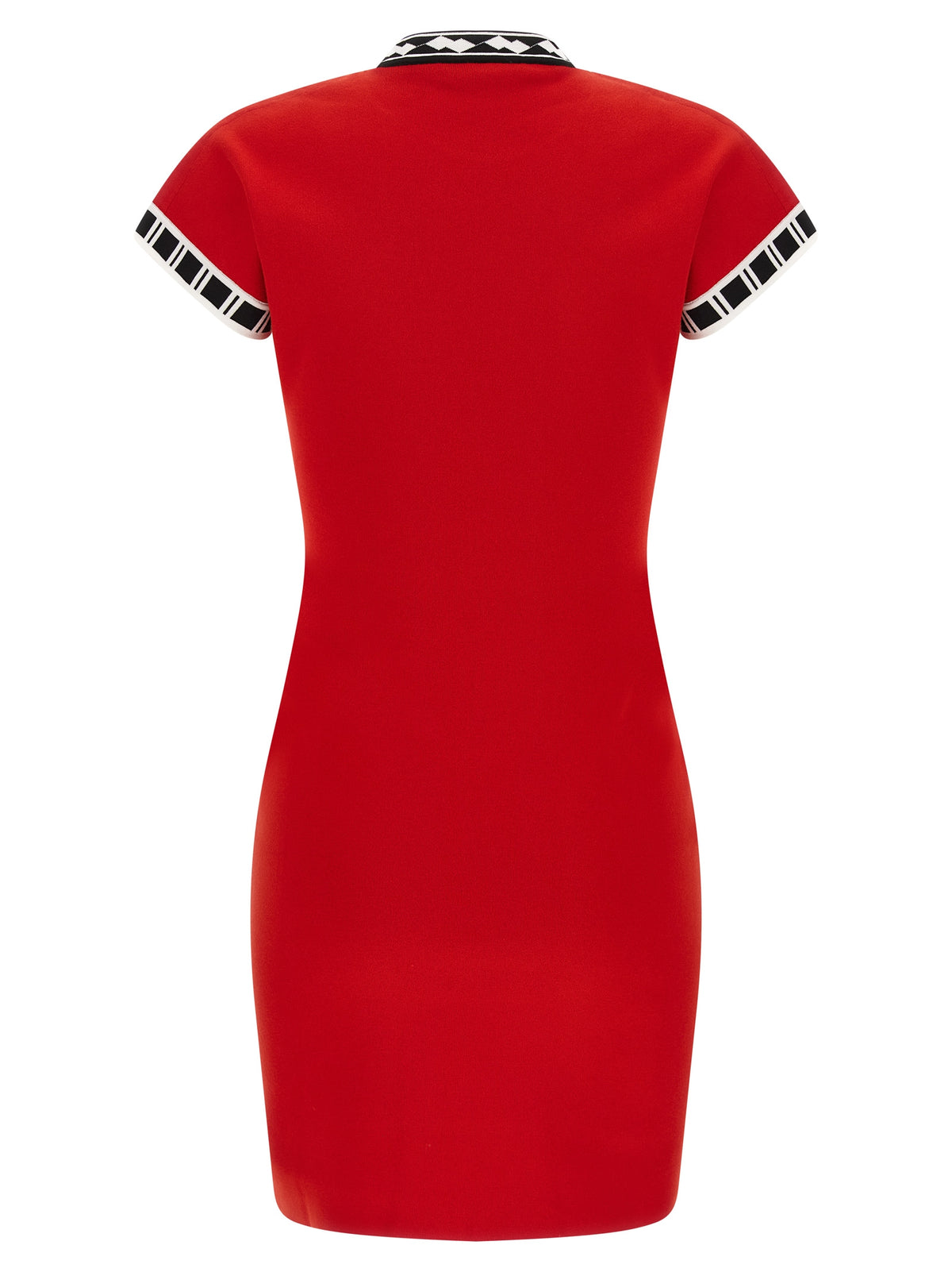 Versace Multicolor Cotton Short Dress