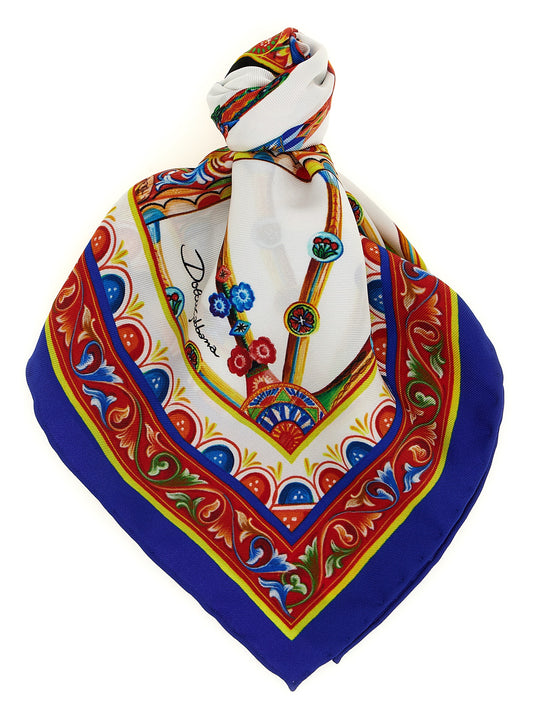 Dolce & Gabbana Multicolor Silk Scarf