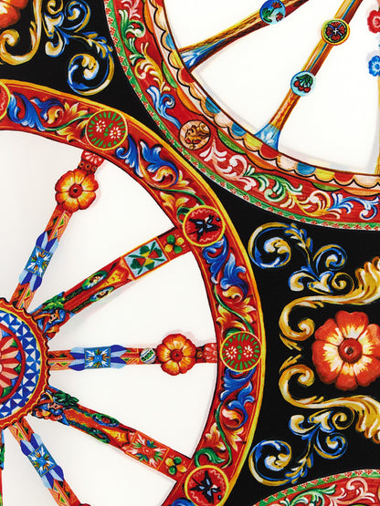 Dolce & Gabbana Multicolor Silk Scarf