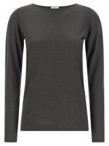 Brunello Cucinelli Cardigan Gris Cachemire