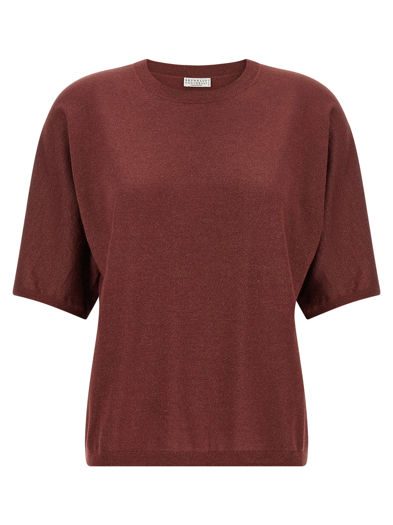 Brunello Cucinelli Bordeaux Cashmere Cardigan