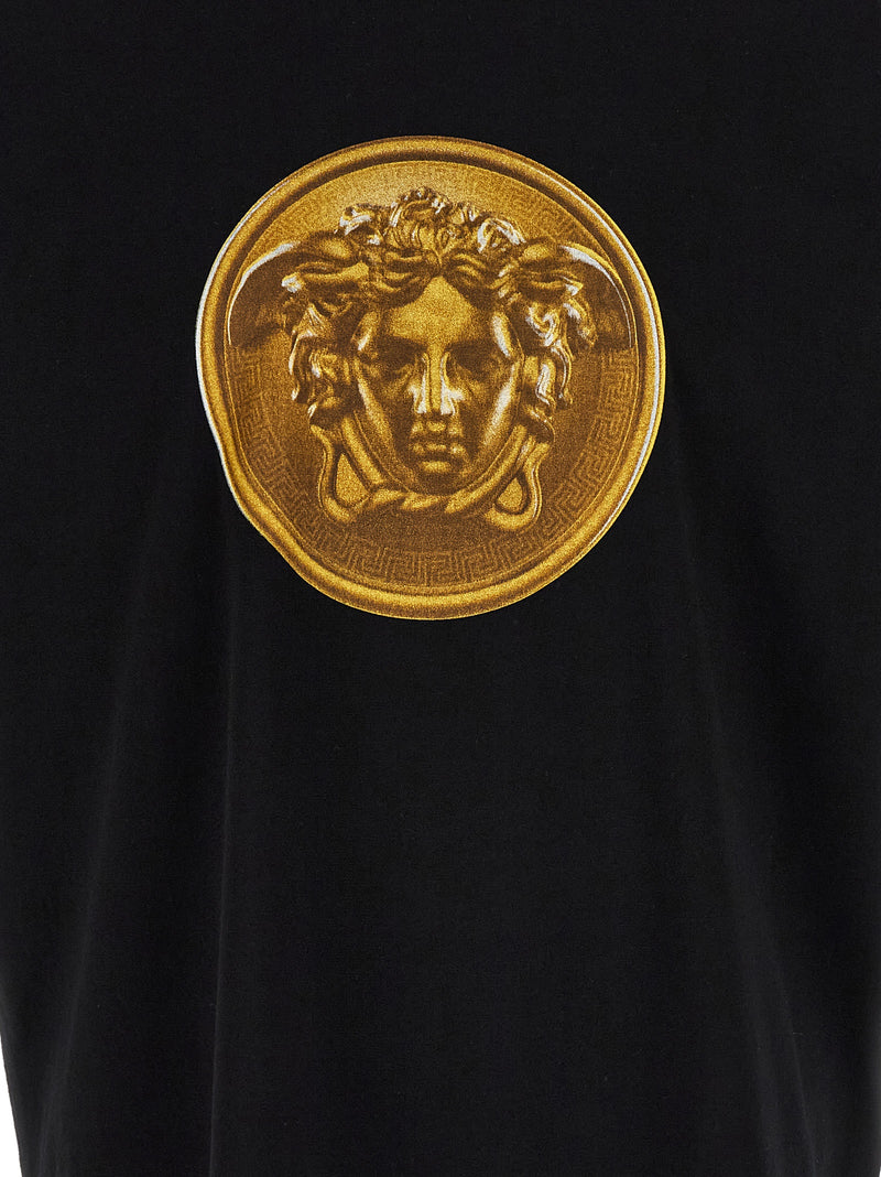T-shirt Versace en coton noir