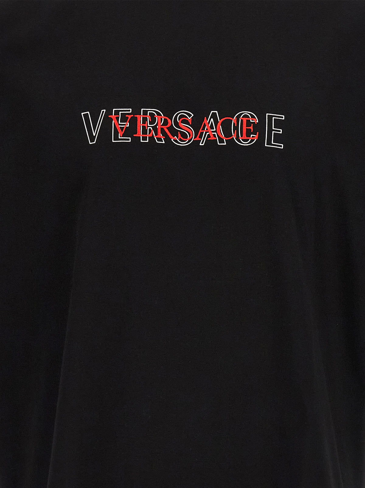 Versace Black Cotton T-Shirt