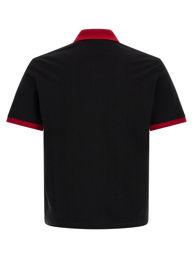 Versace Black Cotton Polo Shirt - Iconic Style and Comfort