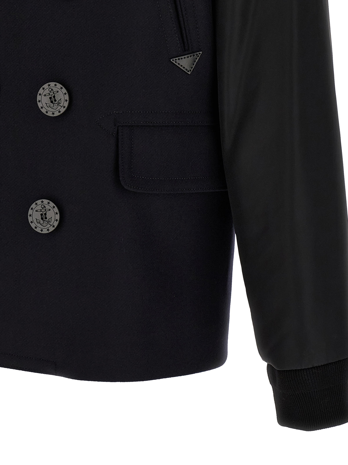 Manteau en laine bleu Dsquared²
