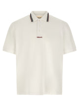 Versace White Cotton Polo Shirt