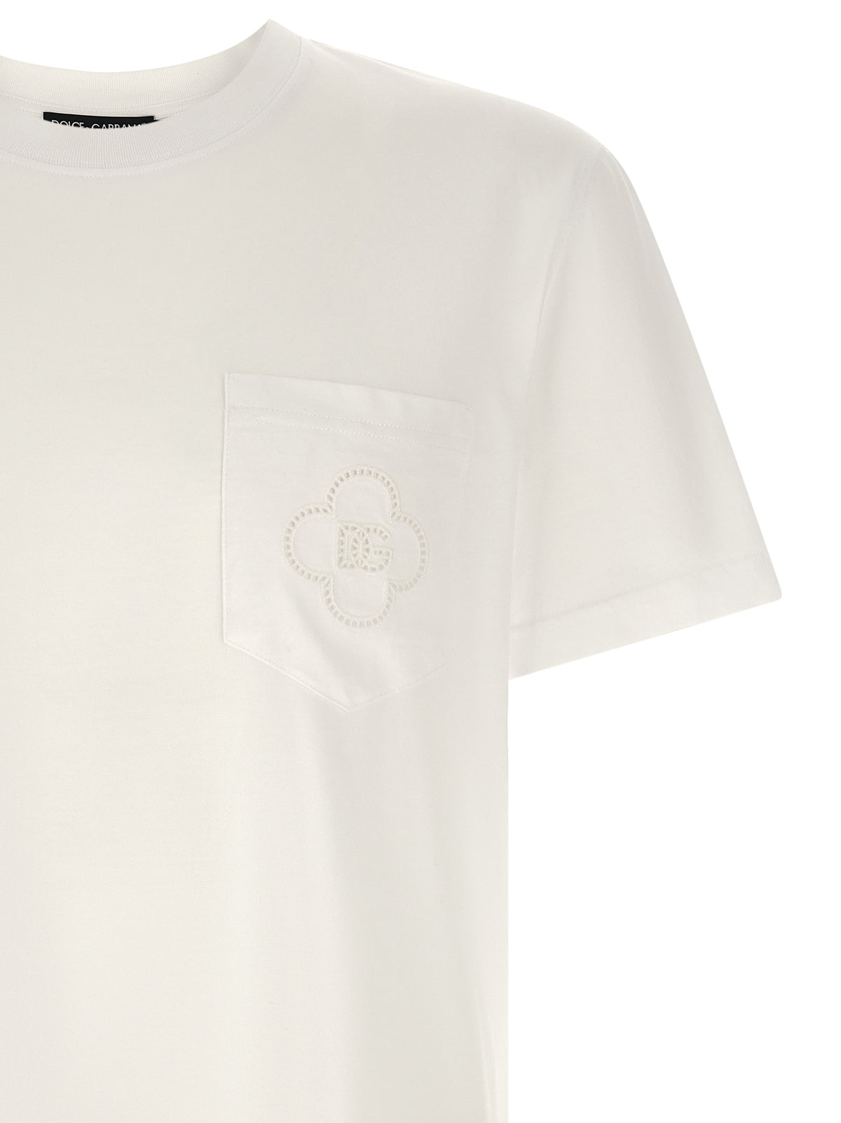 T-shirt en coton blanc Dolce & Gabbana
