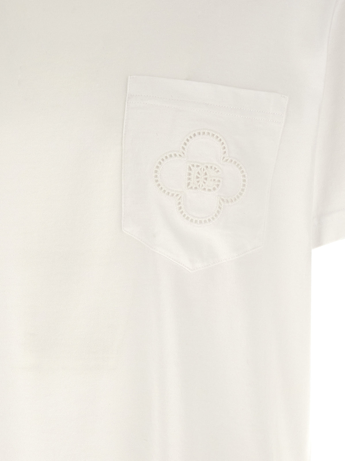 T-shirt en coton blanc Dolce & Gabbana